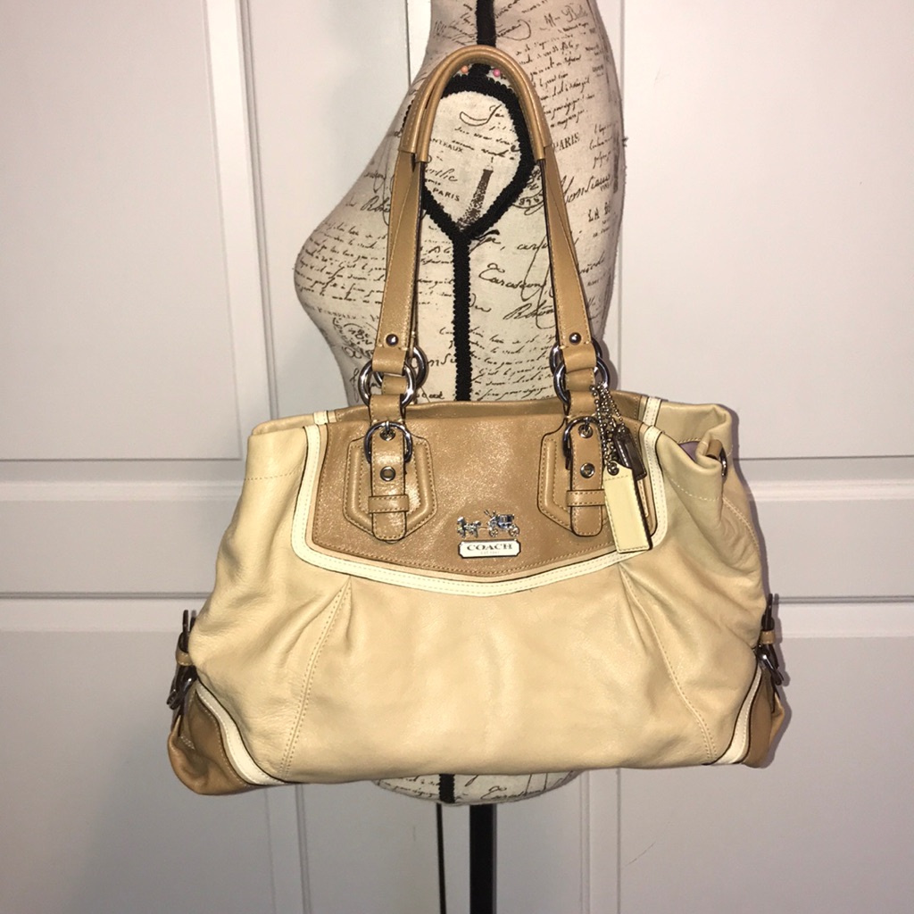 Coach Ashley Spectator Leather Satchel